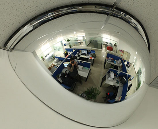 Indoor Half Dome Mirror